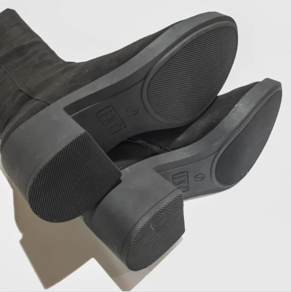 INC International Concepts Chrissie Dress Boots Micro Black - Picture 3 of 4